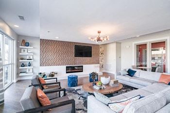 Clubroom with tv